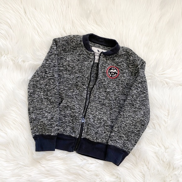 abercrombie kids Other - Abercrombie Kids Grey Zip Up Sweater